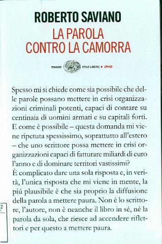 La parola contro la camorra